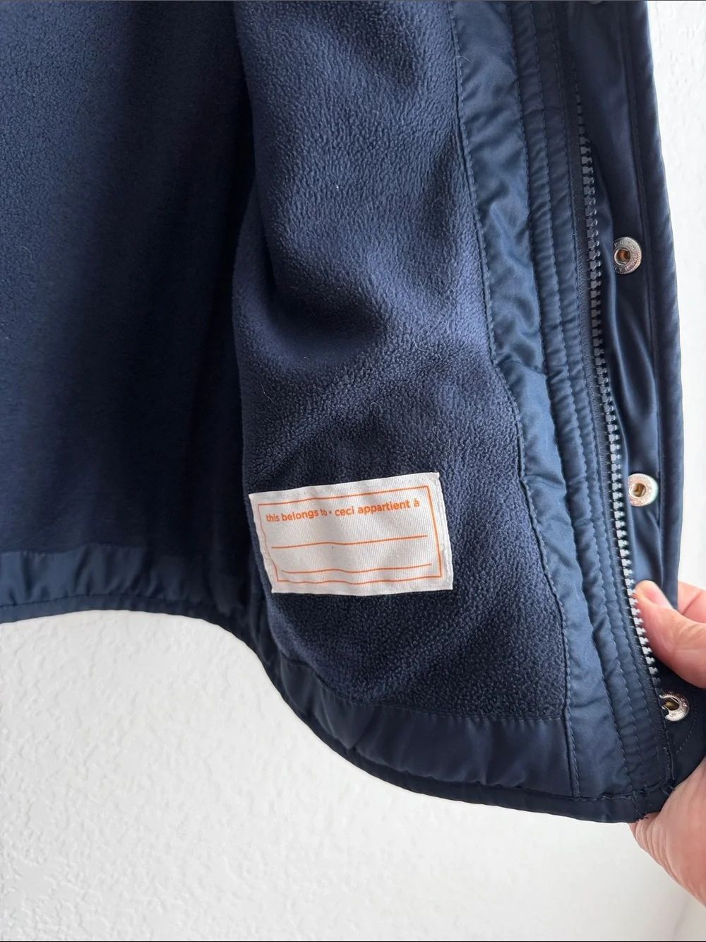 Gymboree Quilted Navy Puffer Jacket